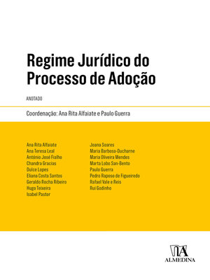 cover image of Regime Jurídico do Processo de Adoção